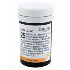 Strisce misurazione glicemia beurer per glucometro gl44/gl50/gl50evo in flacone