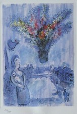 VASO MARC CHAGALL NEL CIELO