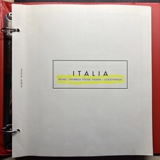 Fogli MARINI REGNO + RSI + LUOGOTENENZA (tot. 78pp + copertina)