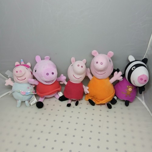 Peppa pig plush lot 5 - plush,