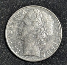 1957 R Italy 100 Lire