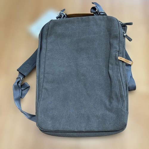 Qwstion canvas backpack gray - canvas,