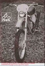 advertising Pubblicità- MOTO SWM 125 SILVER VASE 1976-MOTOITALIANE ENDURO EPOCA