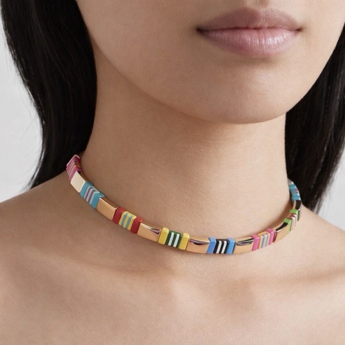 Collana girocollo roxanne - girocollo,