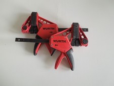 2 PEZZI Falegname Morsetto Rapido 150mm Professionale - WÜRTH 0714662150
