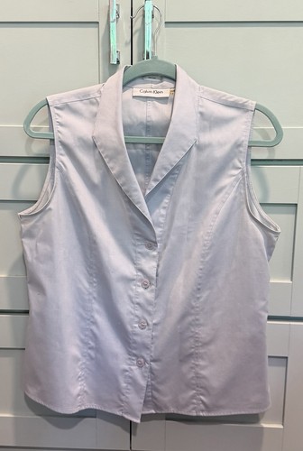 Top donna blu - senza, maniche