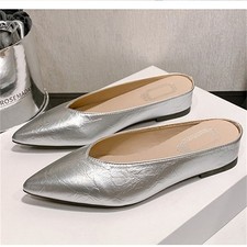 Scarpe mules donna moda punta