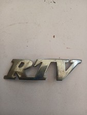 RTV lettere argento per