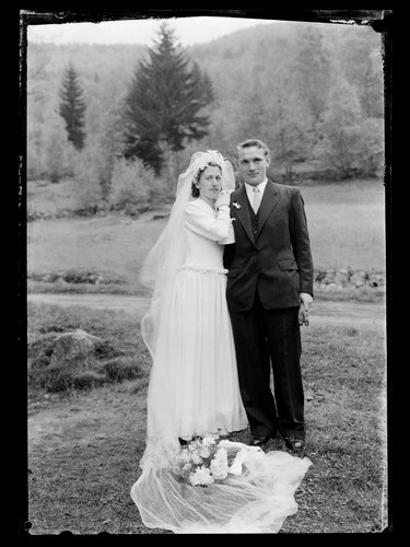 Mariés wedding portrait - mariés,