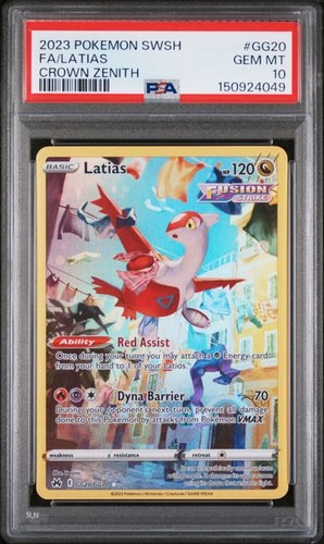 Psa gem mint latias corona - mint,