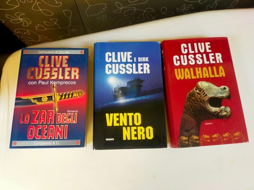 Tre libri clive - cussler,