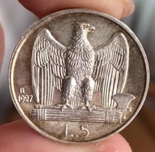 5 LIRE 1927 AQUILOTTO 2