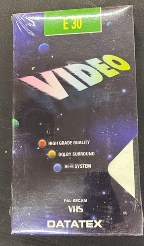 Videocassetta vhs e30 - vhs, datatex