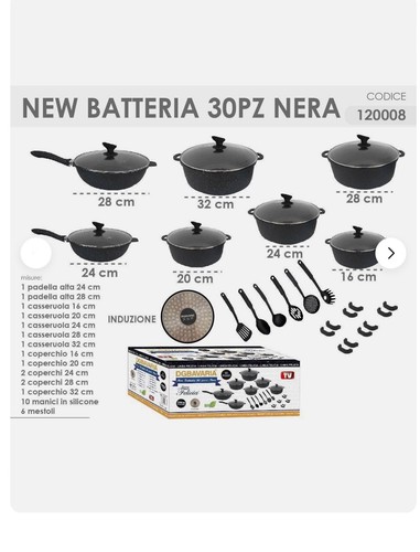 Batteria pentole pezzi - batteria,