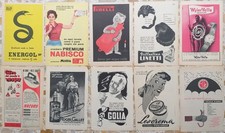 10 pagine di Pubblicità anni