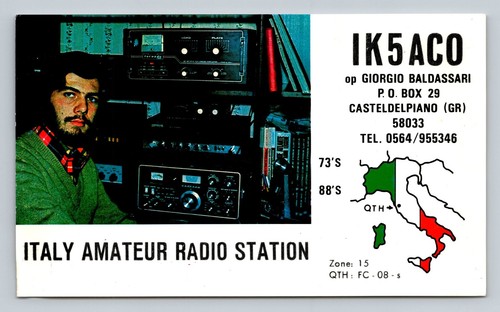 Radioamatore qsl ik5aco - ik5aco, italia