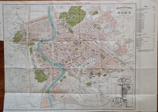 Bradshaw's Roma Rara pianta Roma Lazio Bradshaw's 1914