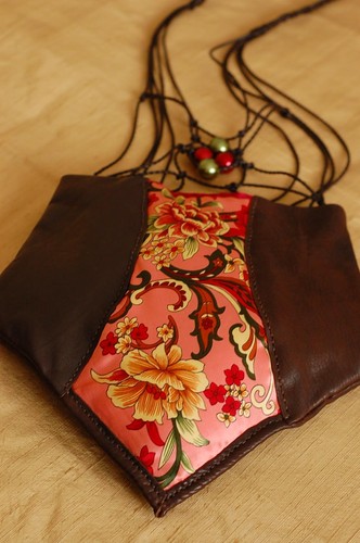 Borsa boho pelle - boho, marrone