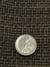 Rara Micro moneta 50 lire