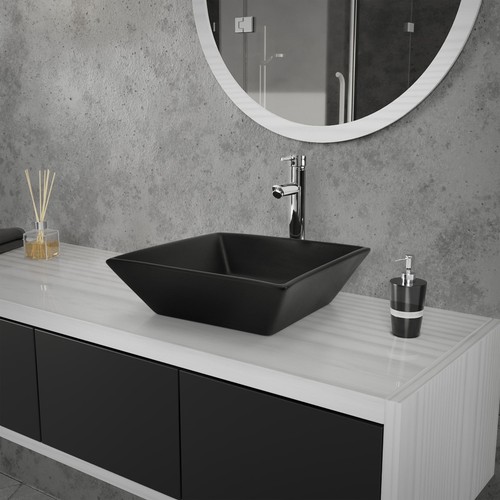Lavabo nero ceramica - nero,