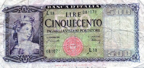 Europa italia 500 - 500, lire