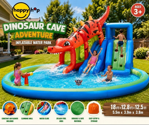 Acquascivolo gonfiabile happy - acquascivolo,
