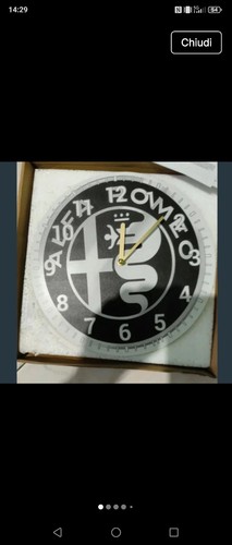 Orologio parete alfa - alfa, romeo