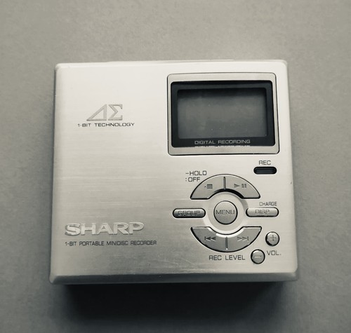 Lettore sharp - md, (minidisc)