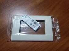 GIACENZA MAG AVE 45P03BP PLACCA PLACCHETTA 3 MODULI BIANCO BLANC SISTEMA 45