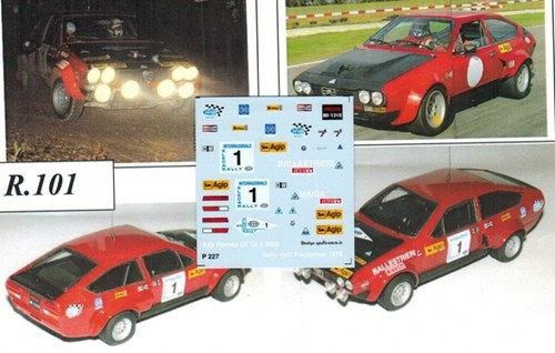Decal alfa romeo alfetta - decal,