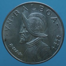 PANAMA BALBOA 1947 ARGENTO