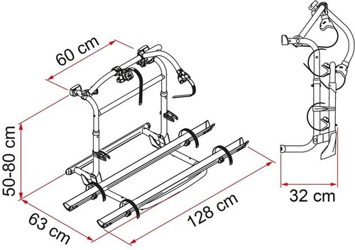Portabici pro fiamma - m/n,