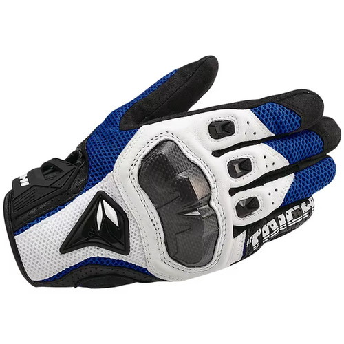 Guanti moto vera pelle - guanti,