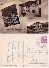 # MARESCA: SALUTI DA - PANORAMA - STAZIONE- CHIESA  1965