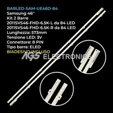 KIT 2 BARRE STRIP 84 LED TV SAMSUNG 2011SVS46 FHD-6.5K UA46D6400UJ