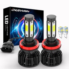 Per Nissan Qashqai J11 Lampadine Faro Led Xenon Bianco 6000K Immerso Basso