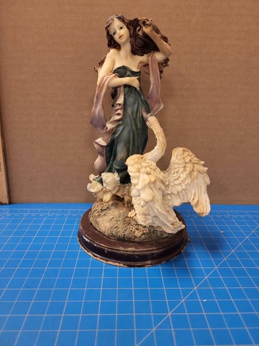 Statua statuina vintage leda - statua,