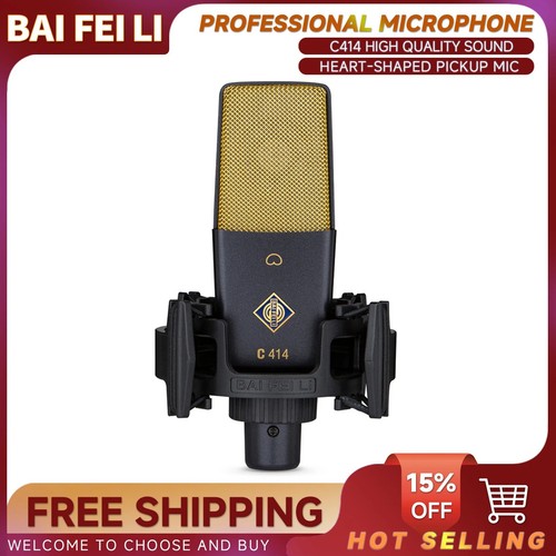 Baifeili c414 microfono - baifeili,