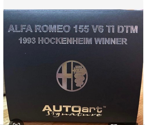 Autoart alfa romeo 155 v6 - alfa,