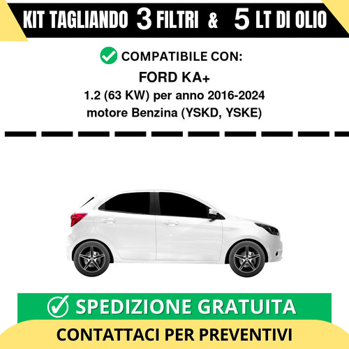 Tagliando per ford 2 63 - ford, ka+