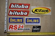 OHLINS BITUBO MALOSSI K-TECH RACING SUSPENSION STICKERS YAMAHA HONDA SUZUKI KTM