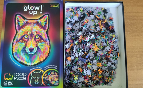 Puzzle trefl glow - puzzle,