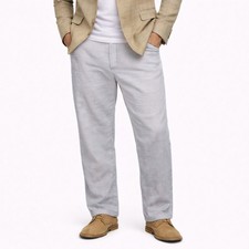 La Zetagi Mens Linen Trousers