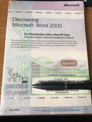 Microsoft word 2000 - cd,