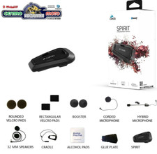 NOVITA' CARDO INTERFONO SPIRIT AURICOLARE GPS MP3 PER TUTTI I CASCHI WATERPROOF