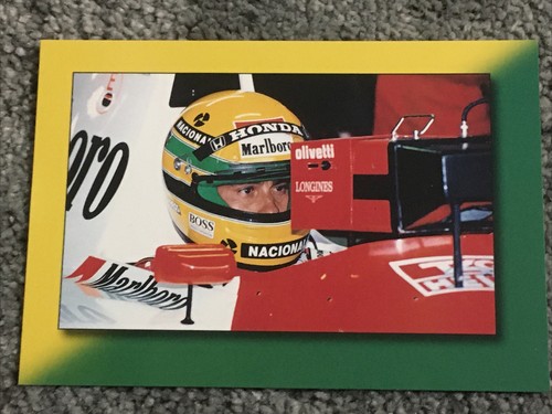 Cartolina ayrton senna gp - ayrton,