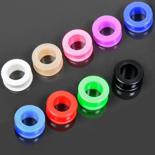 Flesh tunnel plug silicone - flesh,