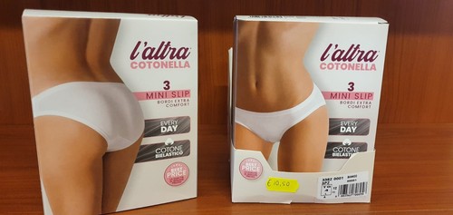 Slip midi cotonella taglia - 3,