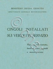 CARRO ARMATO Cingoli Veicoli in Servizio 1958 Manuale DVD