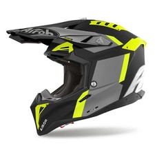 Casco Uomo Airoh Aviator 3 GLORY Yellow Matt Giallo Opaco Motocross Enduro